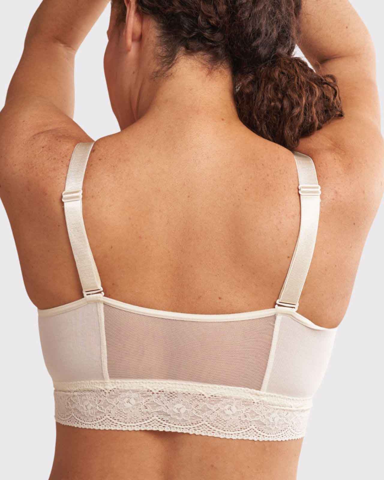 Delilah - Women's Organic Cotton Wireless T-Shirt Bra, Removable Pads -  AAA, AA, A for Small Boobs - Tagless