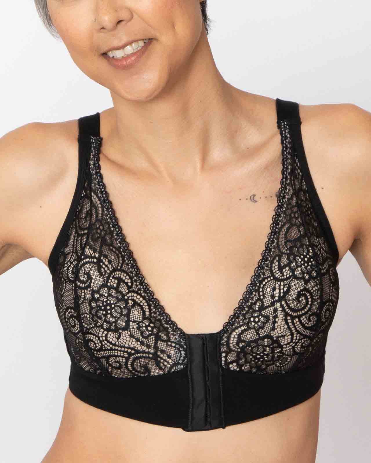 Bras For Women Lace Front on Shaping Cup Adjustable Shoulder Strap