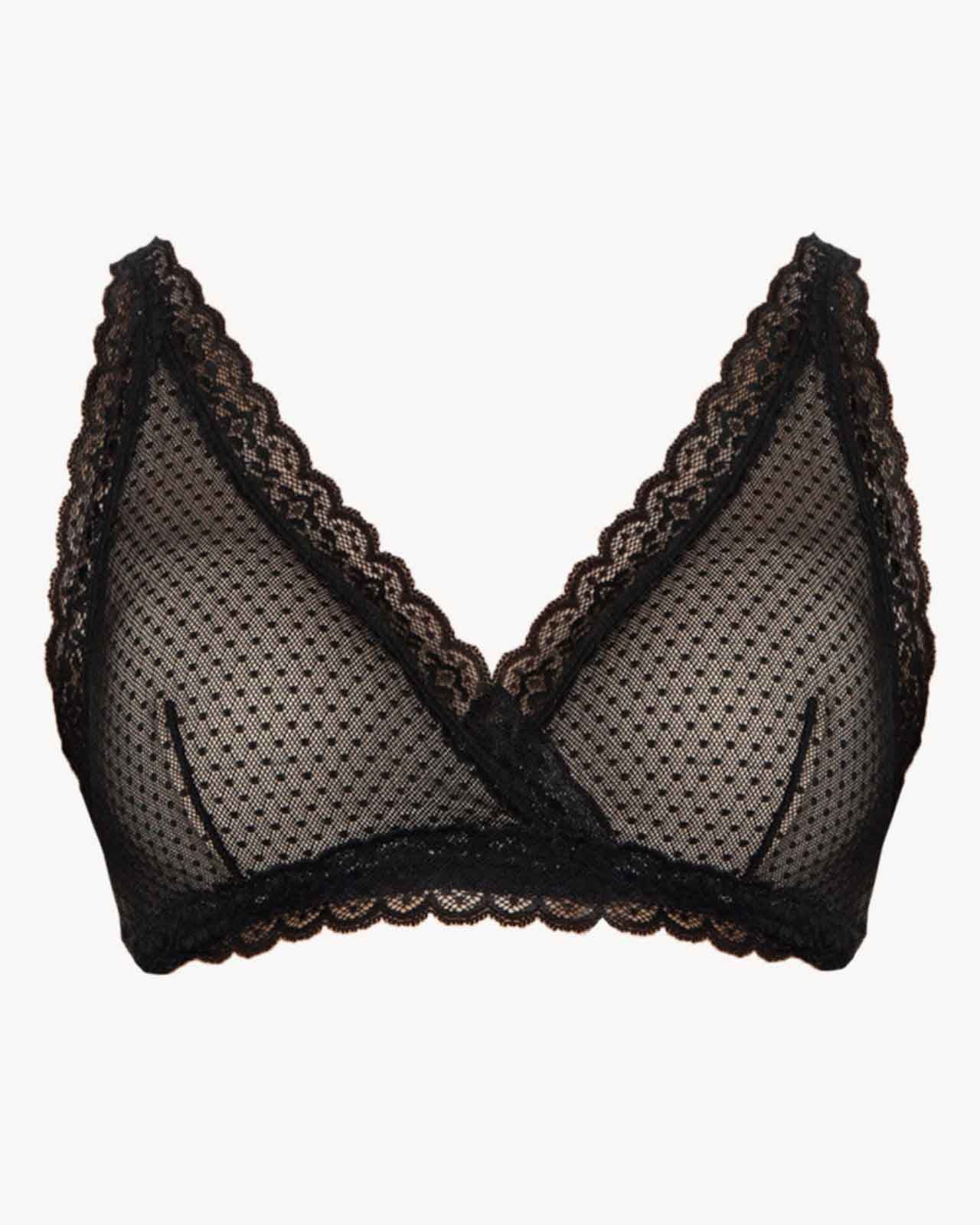 Susan Front Wrap Bra, Soft Wirefree Lace Cup