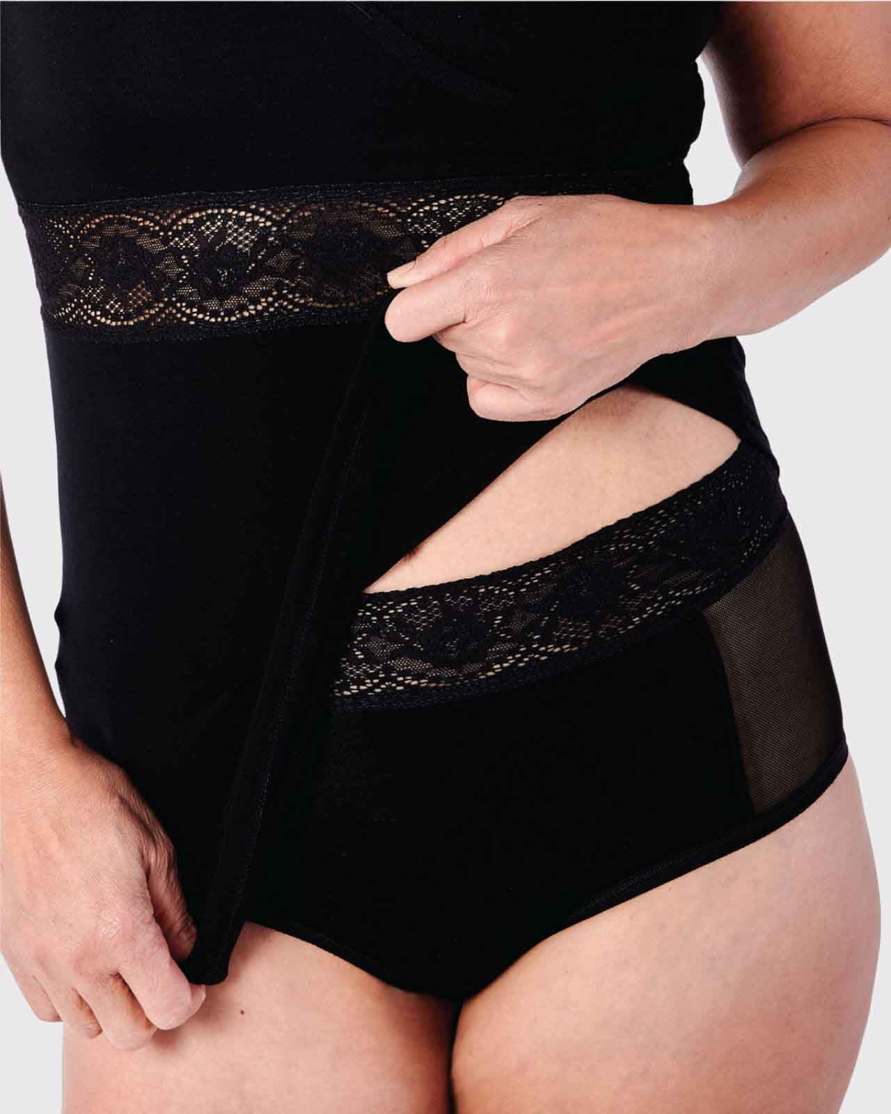 Soft Shaping Panties Underwear Women's High Waist Contrast Color