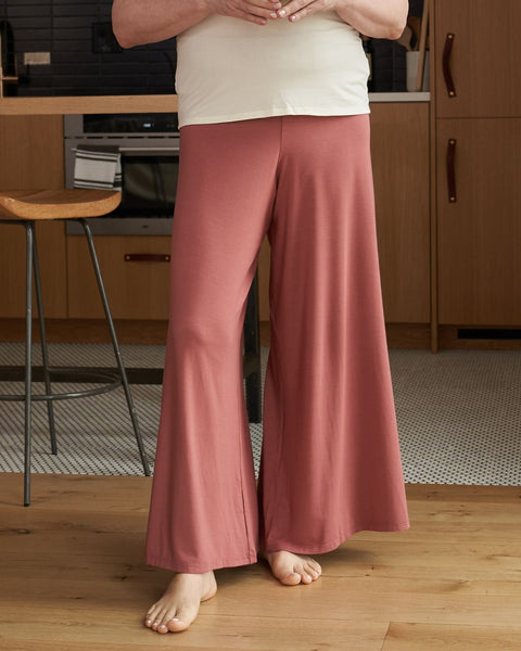 Anaono Women's Post-surgery Wide Leg Lounge Pant Black - X Large