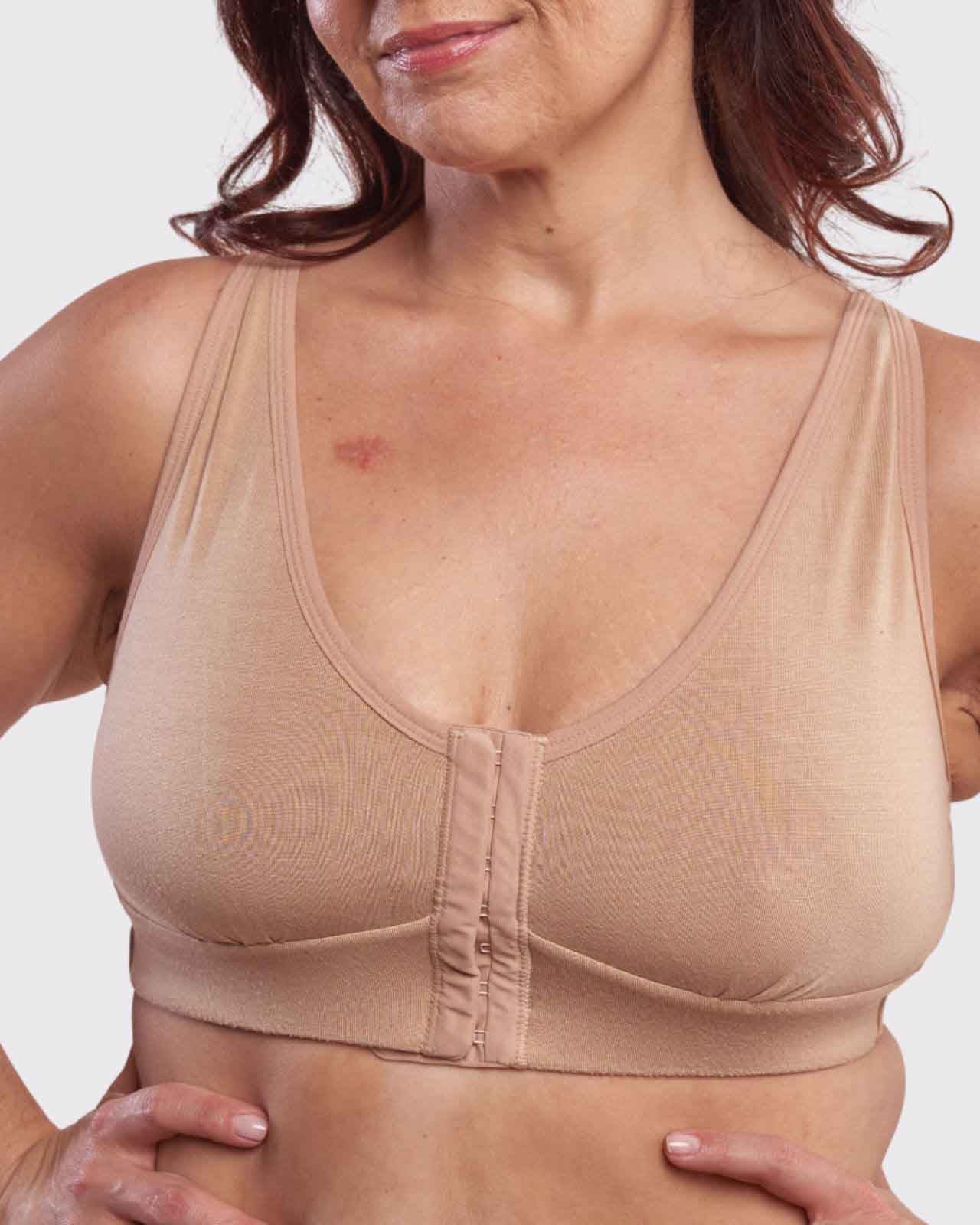 Women's Front Button Bra, Fixed And Pressurized Breast-receiving Underwear After  Breast Surgery, Adjustable Bra-r